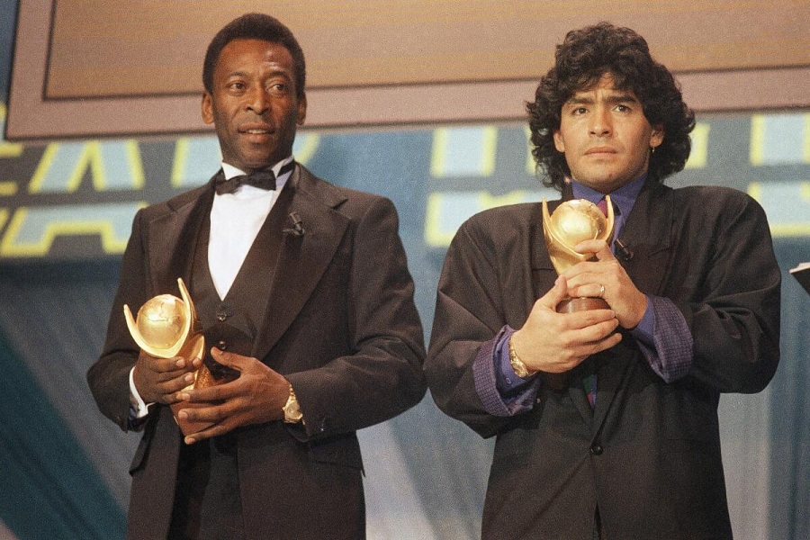 Diego Maradona-Pelé