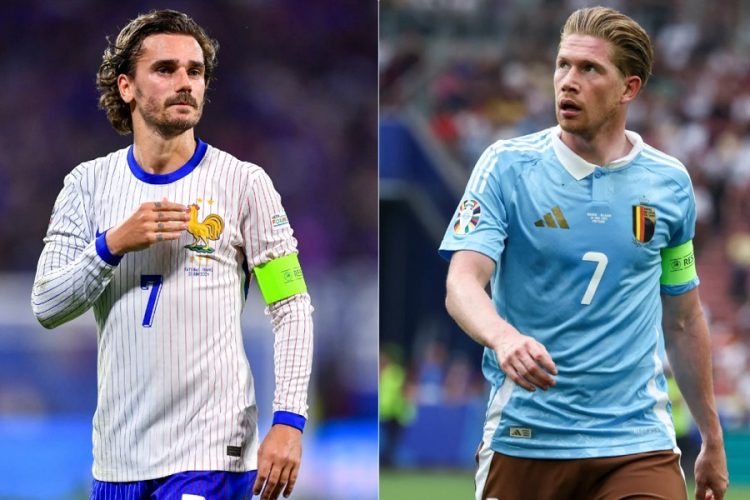 Euro 2024 / France – Belgique : Le salaire d&rsquo;Antoine Griezmann comparé à celui de Kevin De Bruyne