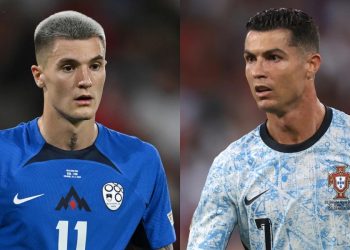 Euro 2024 / Portugal – Slovénie : Le salaire de Cristiano Ronaldo comparé à celui de Benjamin Sesko